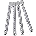 Mxfans 4X 2.36 Silver Al Body Post Bracket Replacement for HSP RC1:10 On-Road 102037S