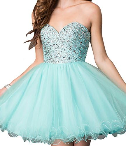 Yoghourt Big Girls Mint Short Tutu Ball Cocktail Homecoming Pageant Dresses 4 US Mint
