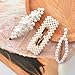12 Pcs Pearls Hair Clips for Women Girls - Cehomi Fashion Korean Clips/Ties Bling Hairpins Headwear For Women girls and Ladies Headwear Styling Tools Accessories