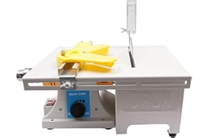 CHALIGHT Jewelry Lapidary Saw for Cutting Rocks 110V 750W Multifunction Mini Lapidary Saw Gem Jewelry Polishing Grinding Machine 6-Inch Table Rock Blade Mini Table Wood Saws