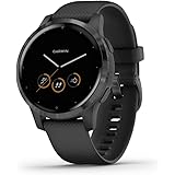 Garmin Vivoactive 4, GPS Smartwatch, Features Music, Body Energy Monitoring, Animated Workouts, Pulse Ox Sensors and More, Bl