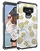 Casy Mall Case for Samsung Galaxy Note 9,Dual Layer Heavy Duty Hybrid PC+TPU Protect Series Pineapple Gray primary