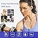Running Headphones Over Ear in Ear Sports Sweatproof Noise Isolating Earbuds Earphones with Remote and Mic Earhook Wired Stereo Workout Ear Buds for Jogging Gym, Compatible Cell Phones Headset Blue