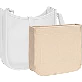 Lckaey Purse Insert Organizer- for Evelyne 29 Bags PM Insert- Premium Felt insert-1003Khaki-M