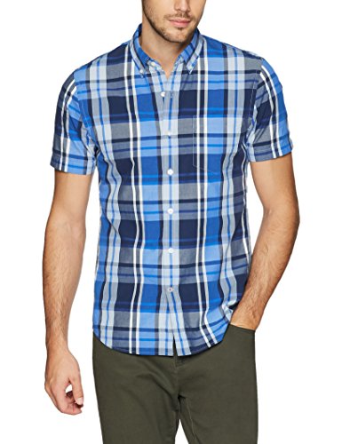 Amazon-Brand-Goodthreads-Mens-Slim-Fit-Short-Sleeve-Plaid-Poplin-Shirt