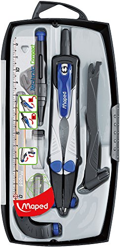Maped technic compass 7 piece set