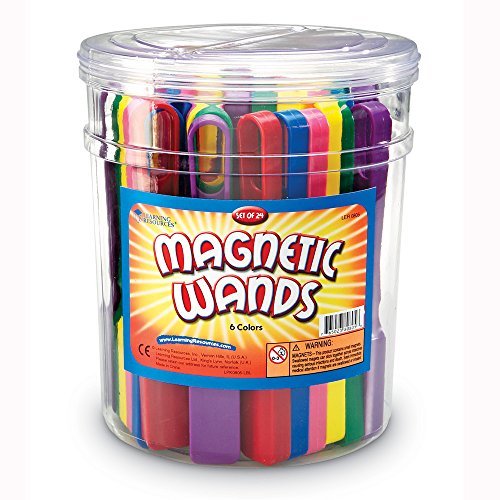 Learning Resources Magnetic Wands, Set of 24