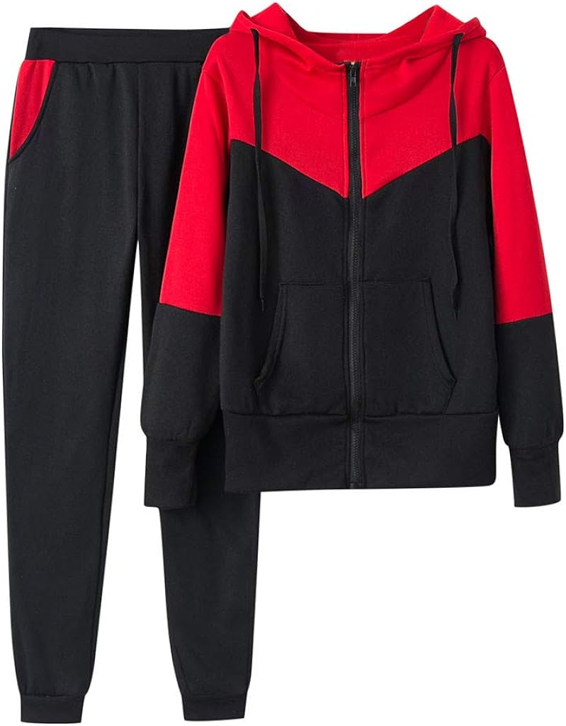 red windbreaker outfit