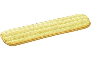 Compatible For Replace Mop Head Microfiber Replacement Floor Cleaning Cloth Pads Flat Squeeze(Yellow 5PCS)