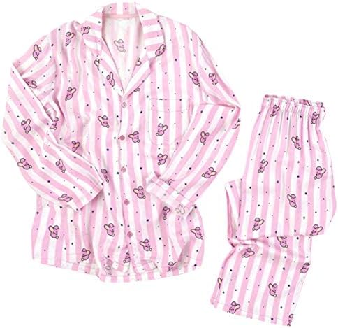 Tanersoned Unisex Bangtan Boys JUNG JOOK Jimin V SUGA Pajamas Set Cartoon Sleepwear Nightgown