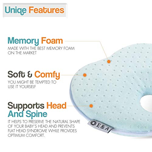 EA Baby Pillow Preventing Flat Head Syndrome, Head Shaping for Infant