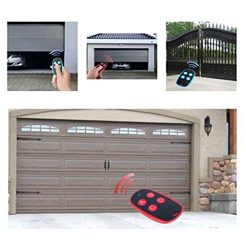 Universal Garage Door Remote Universal Gate Remote 4-Buttons Programmable Learning Multi Frequency 280MHZ-868MHZ Universal Garage Opener Remote Homelink Remote (Blue)
