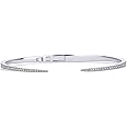 PAVOI 14K Gold Plated Cubic Zirconia Claw Bangle Bracelet | Elegant CZ Cuff Bracelets for Women