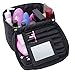 DRQ Large Cosmetic bags-Multifunction Portable Travel Toiletry Bag Cosmetic Makeup bags with Mirror for Women Skincare Cosmetic Pouch Organizer