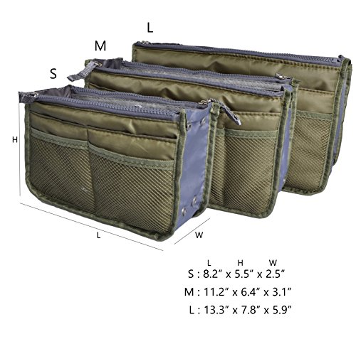 1 Organizer+Insert+Handbag+Pockets+Colors