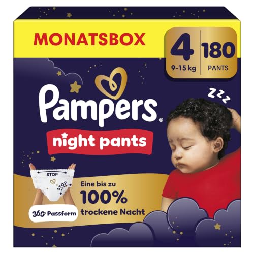 Pampers Night Pants, Size 4