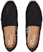 Toms Women's Classic Canvas (Black,On,Black) Slip-on Shoe - 8.5 B(M) US