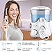 QQcute Water Dental Flosser for Teeth Clean Portable, with 7 Multifunctional Tips Electric Oral Irrigator, 600ml Capacity 10 Pressure Countertop For Family & Home Use