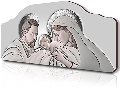 Lupia Framework Bedside Sacred The Kiss Ceramic Grey Carved on Board, Wood, 42x92 cm