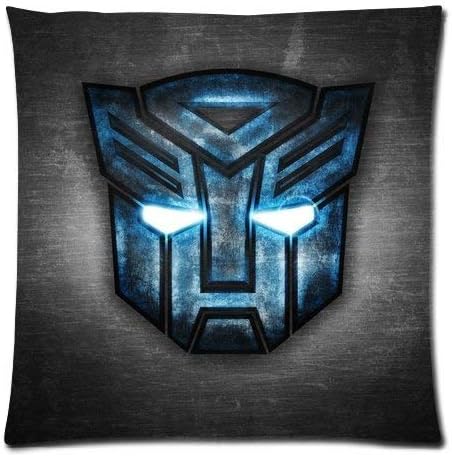 Amazon アイアンロボットフェイスアイコンロゴカスタムスローピローピローケースdiyクッションケースゆったりきせんべつげ 40cmx40cm 枕 オンライン通販