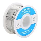 HGMZZQ 60/40 Tin Lead Solder Wire with Rosin for Electrical Soldering 0.039 inch(1.0mm-0.22lbs)