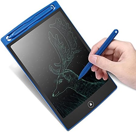 LCD Writing Tablet 8.5-inch Digital Handwriting Drawing Board for Kids Office Writing Board (Blue)