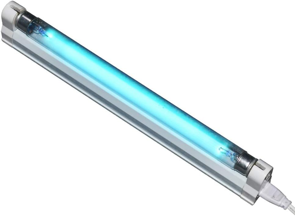 Hasde Ultraviolet Germicidal Light T5 Tube with Fixture UVC Disinfection Sterilizer Kill Dust Mite UV Quartz lamp for Hospital Bedroom 110v 220v