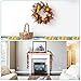OCEANPAX 2 Pack 5.9 Feet Fall Garland Maple Leaf, Thanksgiving Decor for Home Wedding Fireplace Party Christmas