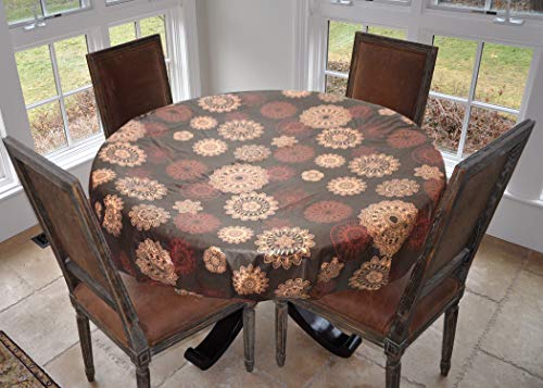 image for Covers For The Home Deluxe Stitched Edged Flannel Backed Vinyl Drop Ta