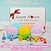 Kids Bath Bombs with Surprise Toys Inside Xmas Gift Set Bubble Bath Fizzies Safe Ingredients that Don't Stain the Tub (6PCS/SET)