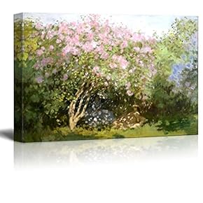 Lilacs in The Sun by Claude Monet Print...