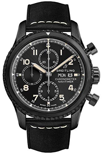 Breitling Navitimer 8 Chronograph Automatic Chronometer Black Dial Men's Watch M13314101B1X1