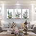 Wall Art for living room Canvas Prints Artwork bathroom Wall Decor Simple Life Green plants cactus Picture Watercolor painting 3 Pieces Framed bedroom wall decorations Office Works Home Decoration