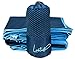 Lahtak Towels: Beach, Sport & Travel. Microfiber Ultralight, Quick Dry, Soft, Antibacterial for Pool, Yoga, Gym, Camping (T Navy Blue)