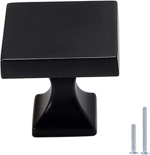 Black Cabinet Knobs Kitchen Drawer Knobs 25 Pack Ph6785bk Black