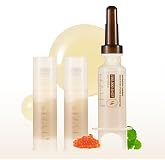 HEVEBLUE Salmon Caring Centella New Pair PDRN Booster 100,000 Shot Essence (2ea) - Salmon PDRN, Restore and Rejuvenate, Refine Skin Texture, Low Irritation, Korean Skincare, K-Beauty