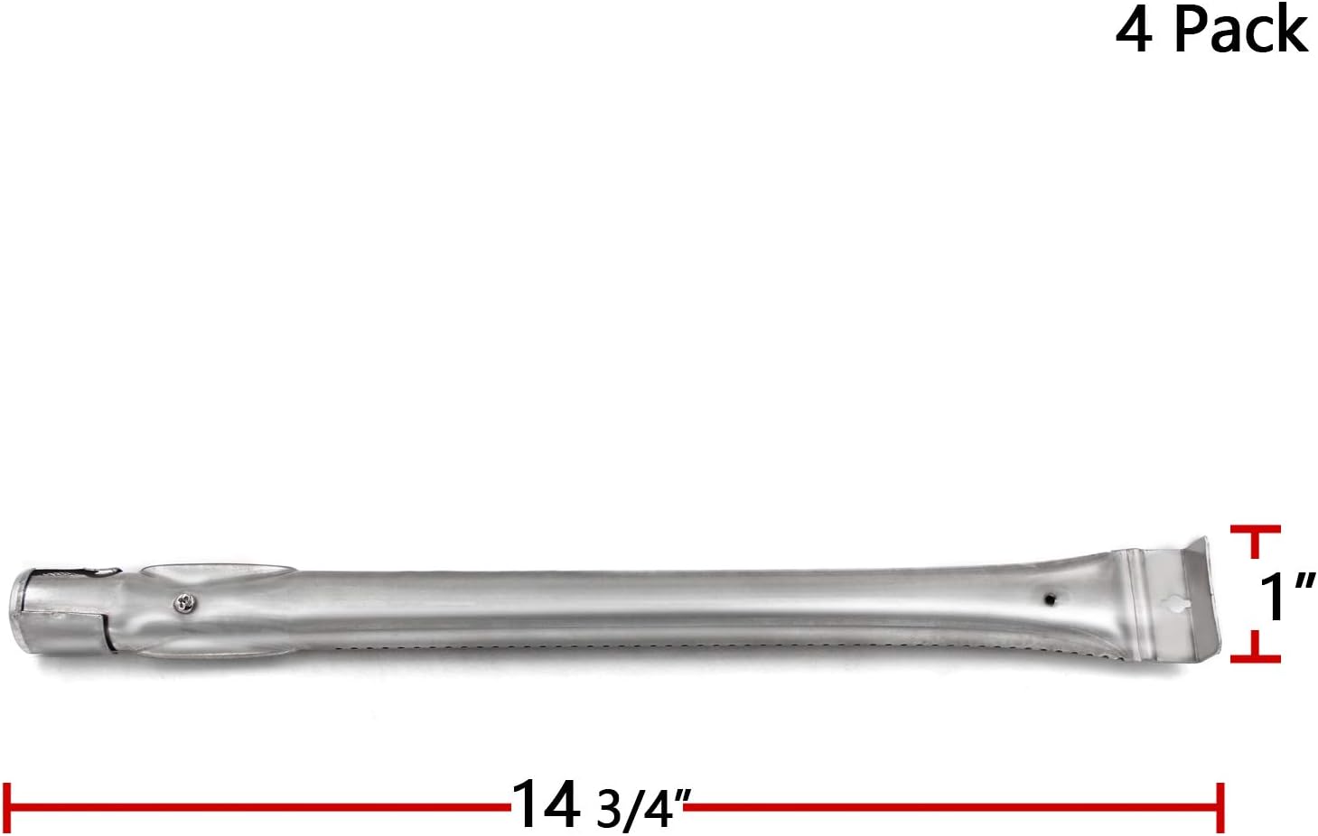 Hongso 14 3/4" Stainless Steel Gas Grill Burner Tubes Replacement for Kenmore 146.16197210, 146.16198210, 640-05057371-6, BBQ Pro 146.23676310, 146.23770310 Gas Grills, SBF211, 4 Pack : Garden & Outdoor