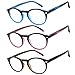 Reading Glasses Set of 3 Great Value Readers Spring Hinge Glasses for Reading Men and Women +3.5