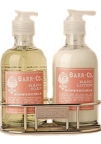 Honeysuckle Hand & Body Duo with Nickel Plated Caddy