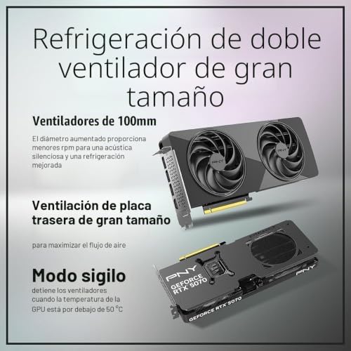 Tarjeta Gráfica GeForce RTX™ 5070 12GB Slim OC Dual Fan 2-Slot