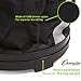 Champion Sports Lacrosse Ball Bag: Nylon Sports Training Tote for Lacrosse, Baseball and Tennis,Gray/ Black