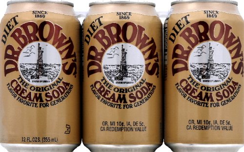 Dr Browns Soda Diet Creme 6pk