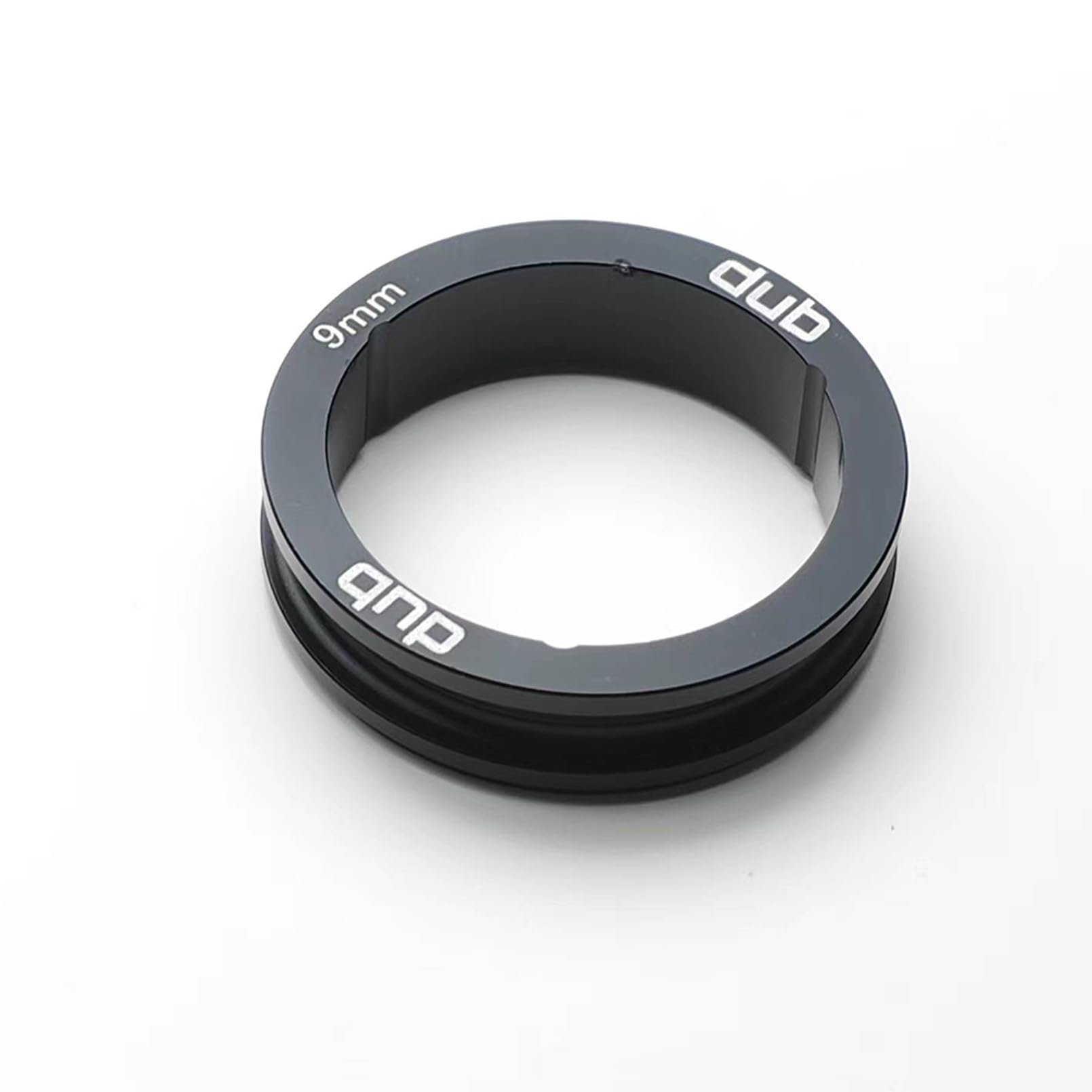 takewell DUB Bottom Bracket Spacer for SRAM DUB Bottom Bracket Installation, Aluminum, Black, 1 PCS, Width: 9 mm. The Aluminum Alloy Spacer Replaces Plastic Spacer.