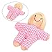 7-Piece Poseable Wooden Doll Family Happy Dolls for Dollhouse