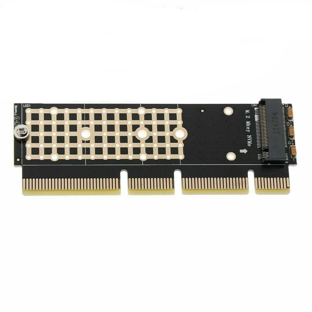 Multibao M.2 NVMe SSD to PCI-E 3.0 X4 X8 X16 Adapter M Key Interface Card Support PCI Express Full Speed
