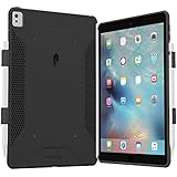Poetic iPad Pro 9.7 Case, Corner/Bumper Protection, Dual Protection, Stylish PC, TPU Case with Pencil Holder, Compatible with Apple Smart Keyboard - Black