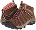 KEEN Women's Voyageur Mid Height Breathable Hiking Boots, Cascade Brown/Fusion Coral, 8.5