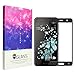 HTC U11 Screen Protector, Lamshaw 9H Tempered Glass Film for HTC U11 / U11 (Full Cover-Black)