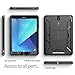 Poetic Revolution Galaxy Tab S3 9.7 Rugged Case with Hybrid Heavy Duty Protection and Built-in Screen Protector and Kickstand for Samsung Galaxy Tab S3 9.7 Black