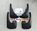 NEW 2008-2015 Nissan Frontier Black Deluxe Molded Splash Guards